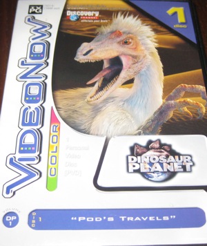 VideoNow PVD jewel case cover: Pod's Travels