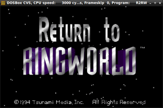 Return to Ringworld Title Screen