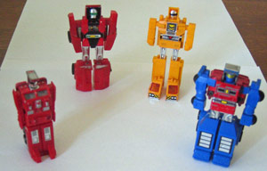 Gobots batch #1, robot form