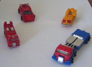 Gobots batch #1, transformed