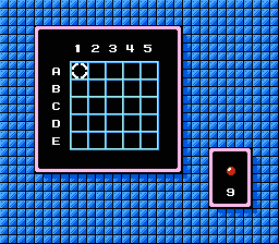 Mega Man II Password Screen