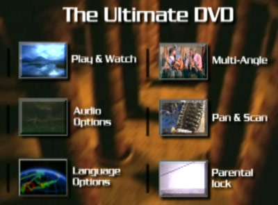 Ultimate DVD Demo -- main menu